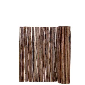 4 ft. H x 8 ft. W Caramel Brown Bamboo Fencing Garden Fence Panel