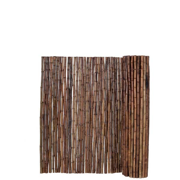 Backyard X-Scapes 4 ft. H x 8 ft. W Caramel Brown Bamboo Fencing Garden Fence Panel