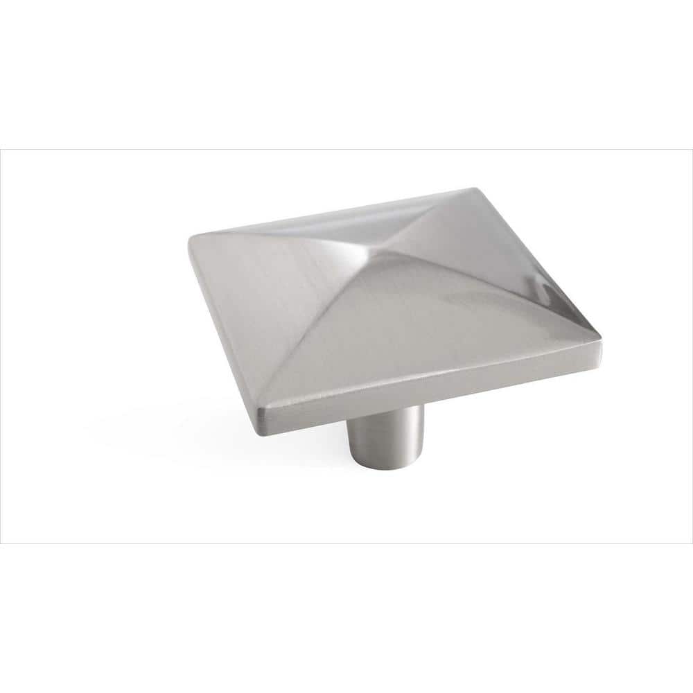 Extensity 1-1/2 in. (38mm) Classic Satin Nickel Square Cabinet Knob