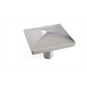 Extensity 1-1/2 in (38 mm) Length Satin Nickel Square Cabinet Knob