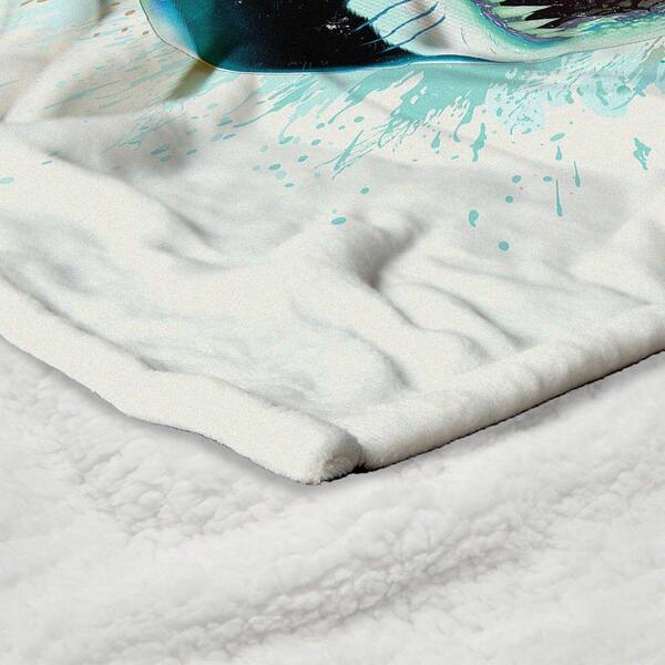 THE NORTHWEST GROUP Jaws Shark Splash Silk Touch Sherpa Throw