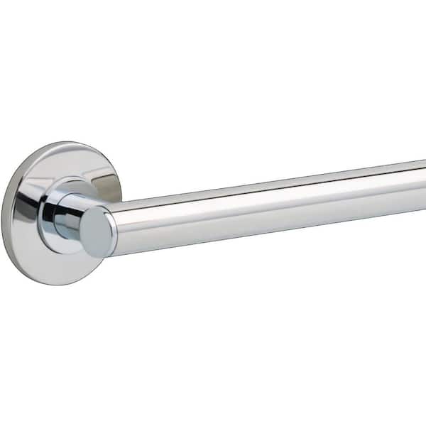 Delta Contemporary 24-in Polished Chrome Wall Mount (ADA Compliant) Grab Bar