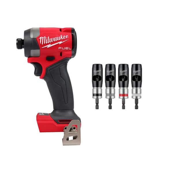 M18 FUEL 18V Lithium-Ion Brushless Cordless 1/4 in. Hex Impact Driver (Tool-Only) w/ Solid Wire Stripper Set (4-PC)