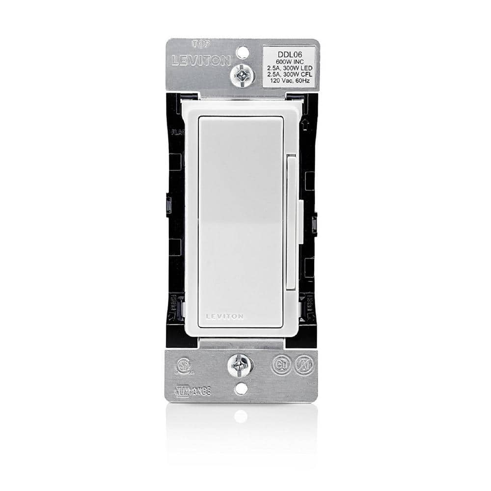 Decora Digital Dimmer Switch for Dimmable LED, Halogen and Incandescent Bulbs - White DDL06-1M price history on PriceWatchPro