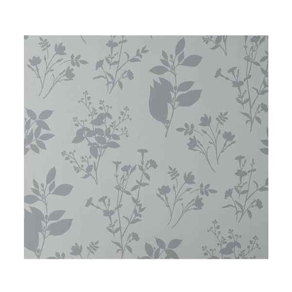 The Company Store Cameilla Silhouette Gray Peel and Stick Removable Wallpaper Panel (covers approx. 26 sq. ft.)