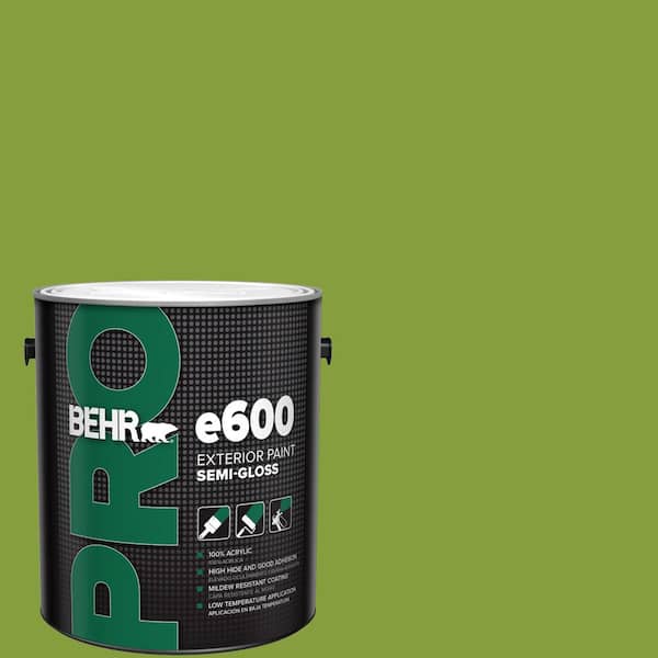 BEHR PRO 1 gal. #T14-18 New Shoot Semi-Gloss Exterior Paint