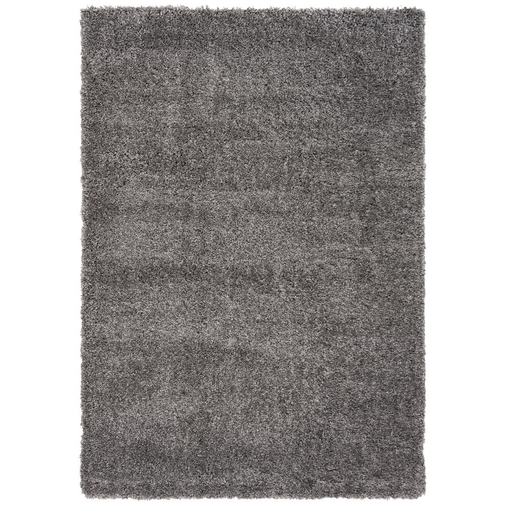 Fontana Shag Silver 4 ft. x 6 ft. Solid Area Rug price history on PriceWatchPro