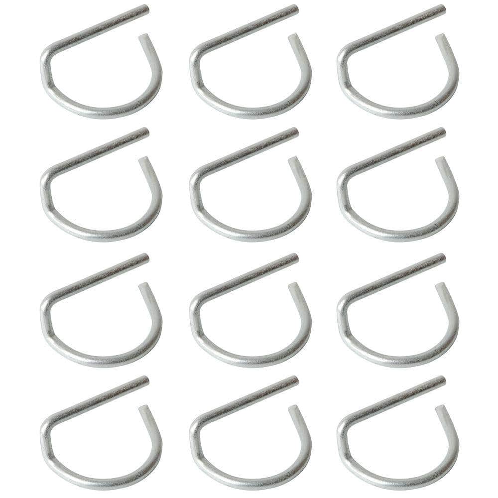 2.75 in. x 1.5 in. x 1 in. Zinc/Aluminum Coated Steel Pig Tail Locks, Stabilizer for Mason and Arch Scaffold (12-Pack) price history on PriceWatchPro