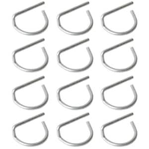 2.75 in. x 1.5 in. x 1 in. Zinc/Aluminum Coated Steel Pig Tail Locks, Stabilizer for Mason and Arch Scaffold (12-Pack)