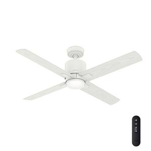 Hunter Minimus 52" 3 Blade LED Indoor Ceiling Fan - Brushed Nickel, Low Profile, Flush Mount
