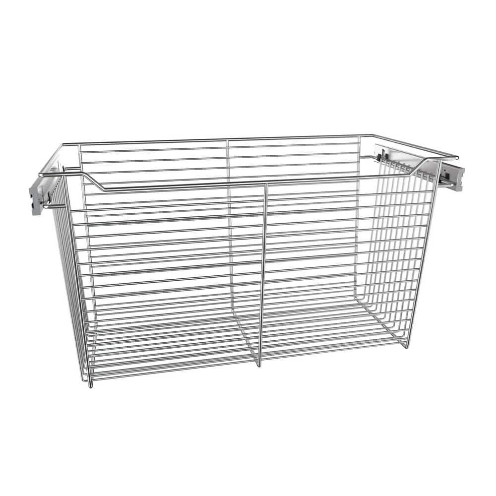 VIA Closets Classic 15.94 in. H x 30 in. W Chrome Aluminum Full