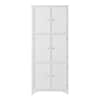 Home Decorators Collection Bradstone White 6 Door Storage Cabinet JS-3423-A  - The Home Depot