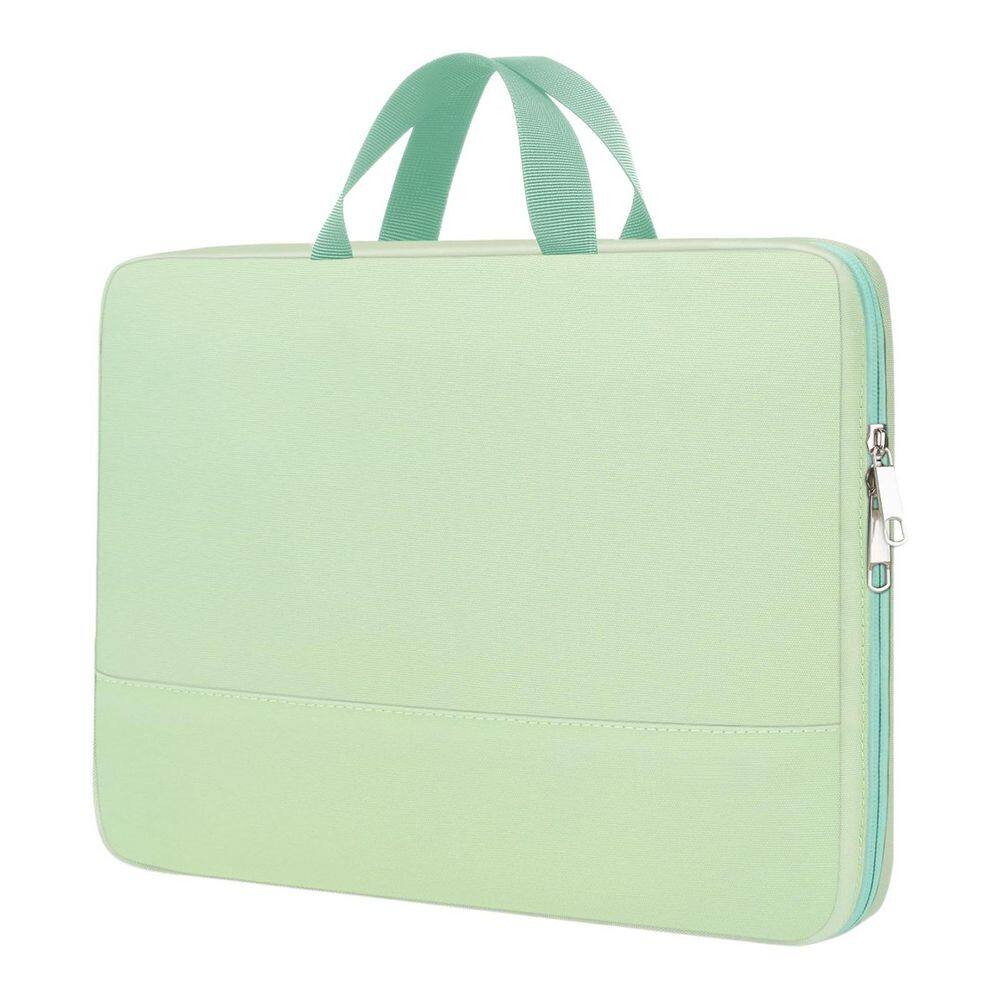 Mint Green 15.6 in. Laptop Sleeve Computer Bag Water Resistant Computer Case Carrying Cover Compatible for Men Women