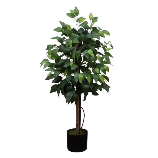 3ft.  Artificial Double Trunk Ficus Tree