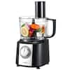 Tileon 10-Cup 2-Speed Black Food Processor AYBSZHD1330 - The Home Depot