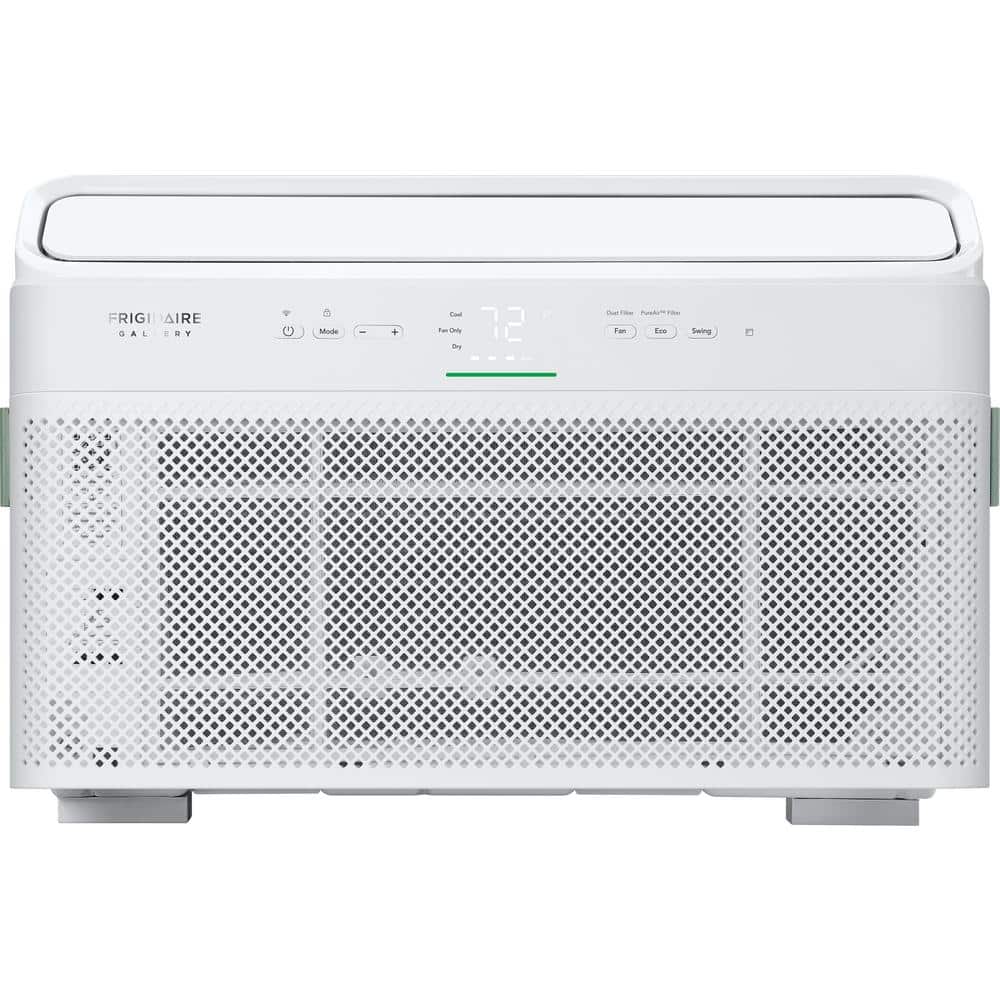 8,000 BTU (DOE) 115-Volts Window Air Conditioner Cools 350 sq. ft. in White with Remote and WiFi