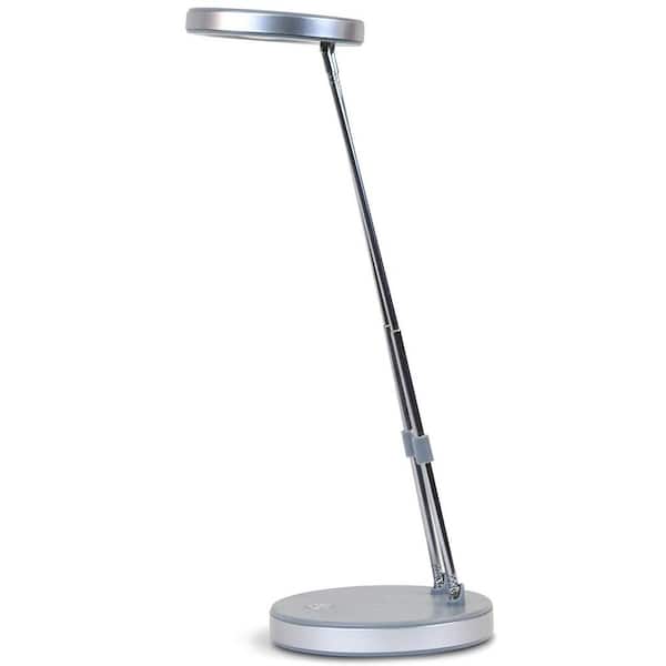 Newhouse Lighting 16 in. Grey LED Ladder Desk Lamp Light