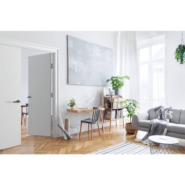 RESO 64 in. x 80 in. Bi-Parting Solid Core Wood Primed Composite