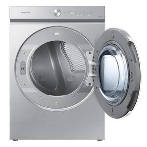 Bespoke 7.6 cu. ft. Vented Smart Electric Dryer in Silver Steel with AI Optimal Dry and Super Speed Dry