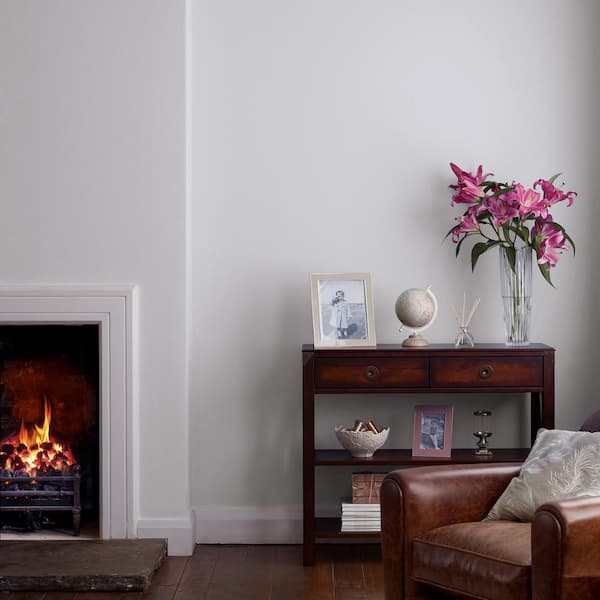 Laura Ashley White Paintable Lining Wallpaper