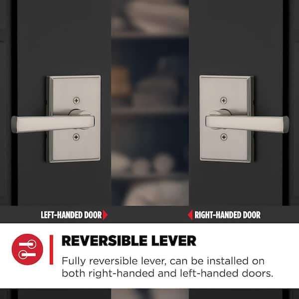 Home Decorators Collection Trafford Satin Nickel Rectangle Half