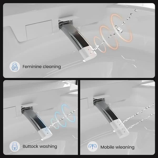 ふふ Reviews for FUFU&GAGA Smart Dual Flush 1-Piece Toilet 1.28