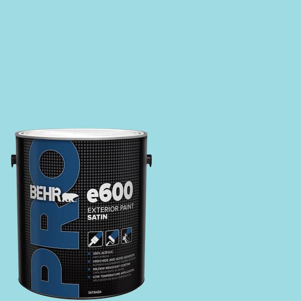 1 gal. #P470-2 Serene Thought Satin Exterior Paint