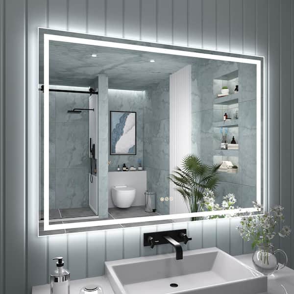 HOMLUX 72 in. W x 36 in. H Rectangular Frameless LED Light