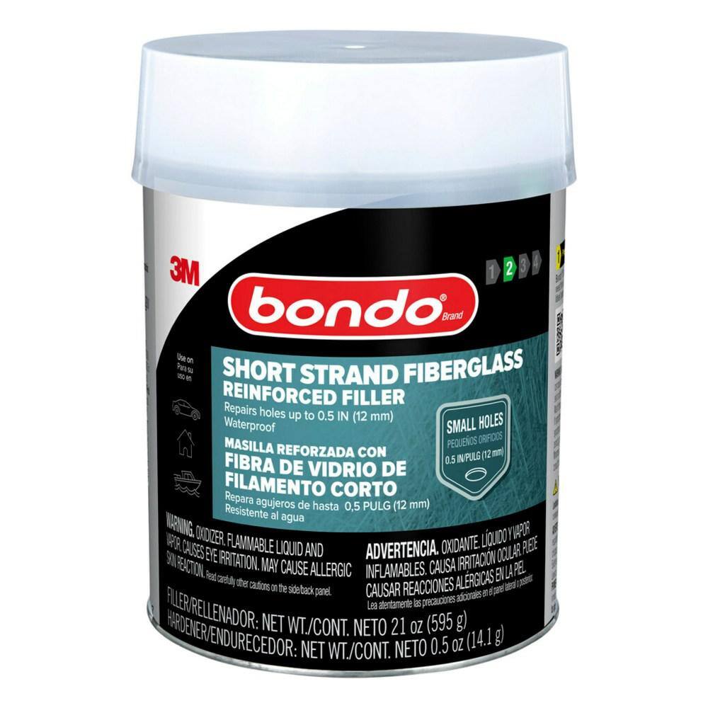 thumbnail image 2 of 3M Bondo Metal Reinforced Filler – Easy Spread, Fast Dry, 20 Min, Aluminum Repair, 90451 2 of 4