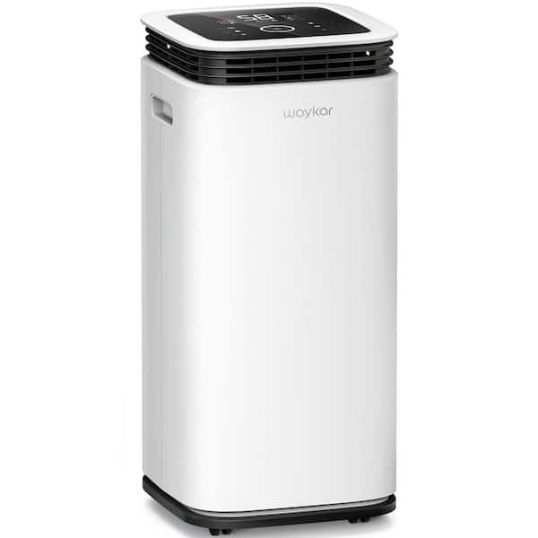 waykar 70-Pint Capacity Smart Dehumidifier Covering Up To 5,000 Square Feet With 1.18 Gallon Water Tank And Four Water Outlets