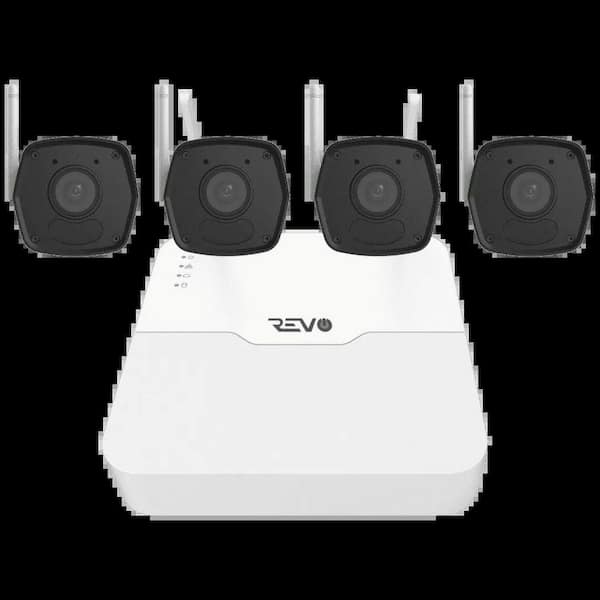 ULTRA Wireless 1080p 4 Channel Wireless NVR Smart Security Camera System with 1TB HDD & 4x 1080p Bullet IR Cameras