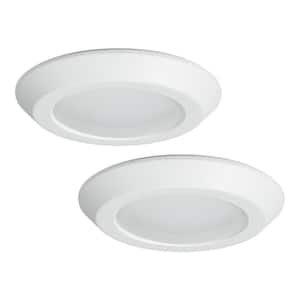 6 in. 2700K-5000K Tunable Smart Integrated LED Recessed Ceiling Mount Light Trim (2-Pack)
