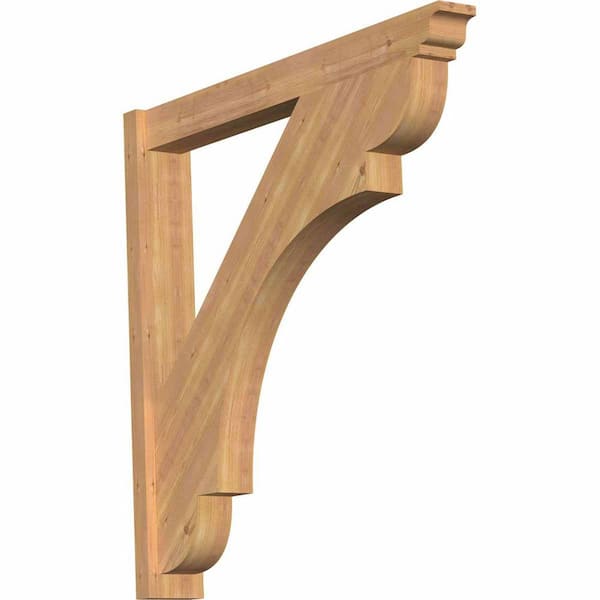 Ekena Millwork 6 in. x 42 in. x 42 in. Olympic Traditional Smooth Western Red Cedar Outlooker