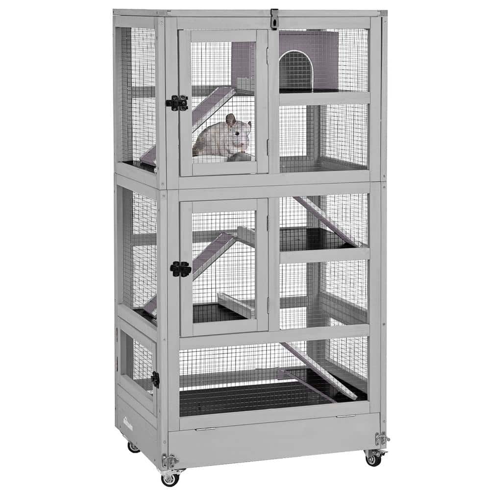 5-Levels Wooden Chinchilla Ferret Cage Chew-Resistant Habitat price history on PriceWatchPro