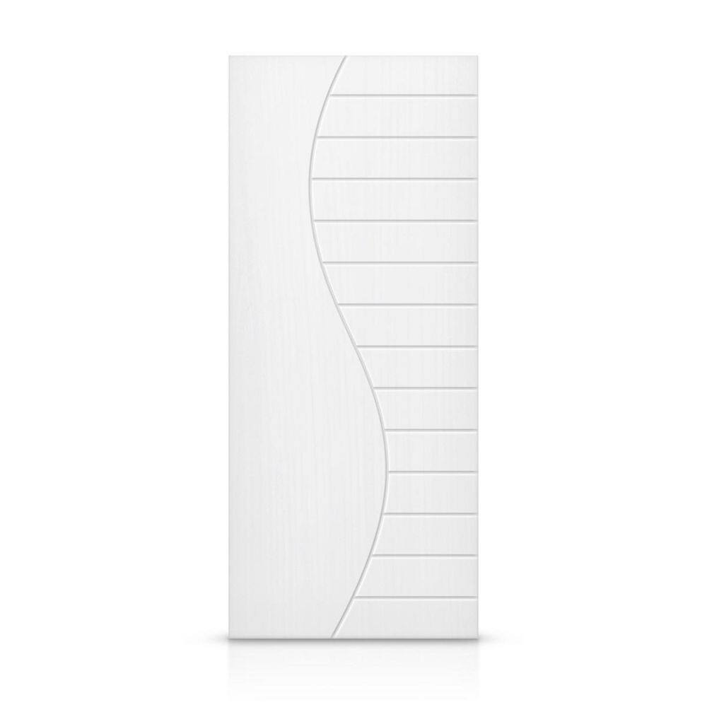 42 in. x 84 in. Hollow Core White Painted Composite MDF Interior Door Slab price history on PriceWatchPro