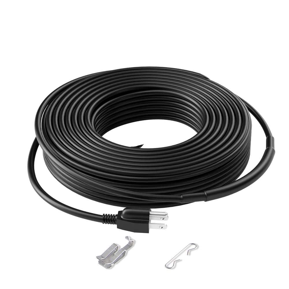 Self-Regulating Pipe Heating Cable, 100 ft. 5W/ft. Heat Tape for Pipes Roof Snow Melting De-Icing Pipe Freeze Protection price history on PriceWatchPro