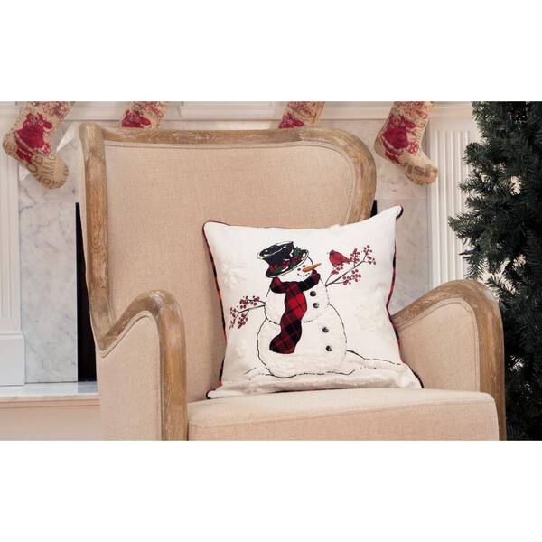 Melrose Beaded Joy and Noel Holiday Pillow (Set of 2)