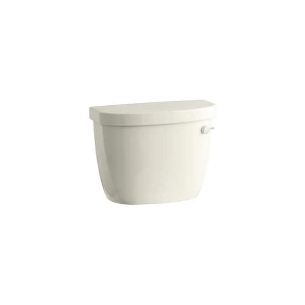 KOHLER Cimarron 1.6 GPF Single Flush Toilet Tank Only with Right-Hand Trip Lever and AquaPiston Flushing Technology in Biscuit