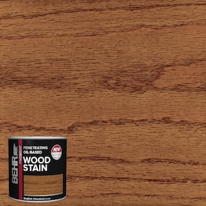 8 oz. #TIS-520 English Chestnut Transparent Oil-Based Penetrating Interior Wood Stain