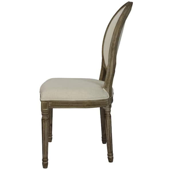 HomeRoots Set Of 2 Walnut Rubberwood King Louis Back Dining Chairs - On  Sale - Bed Bath & Beyond - 37625774