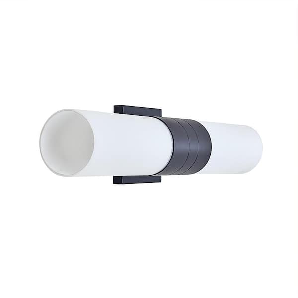 Unbranded Stylish Touch 20 in. 2-Lights Oil Rub Bronze Vanity Light with No Additional Features