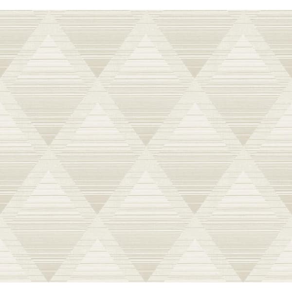 Casa Mia Rhombus Textile Beige Paper Non-pasted Strippable Wallpaper 