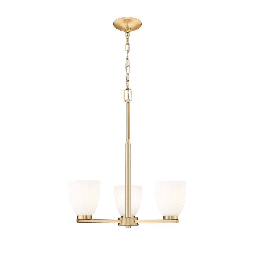 Naya 3 light Modern Gold Chandelier for Indoor Use with No Bulbs Included price history on PriceWatchPro