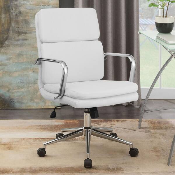 Coaster Ximena Faux Leather Standard Back Upholstered Office Chair