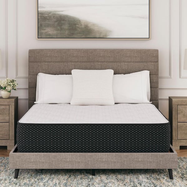 Signature DESIGN BY ASHLEY Limited Edition Plush Twin Plush Hybrid 12 in. Bed-in-a-Box Mattress