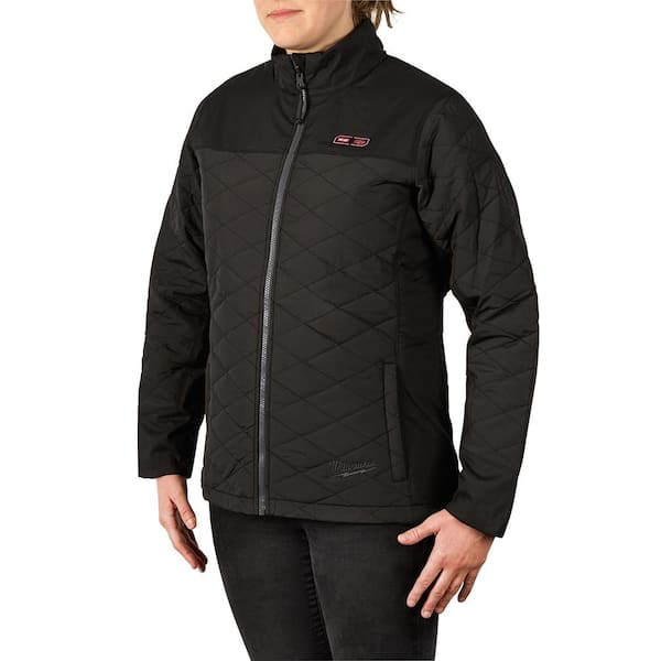 Milwaukee Women's Large M12 12-Volt Lithium-Ion Cordless AXIS Black Heated  Quilted Vest (Vest Only) 334B-20L - The Home Depot