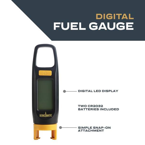 Bernzomatic Digital Fuel Gauge for Propane Gas and Map-Pro Gas