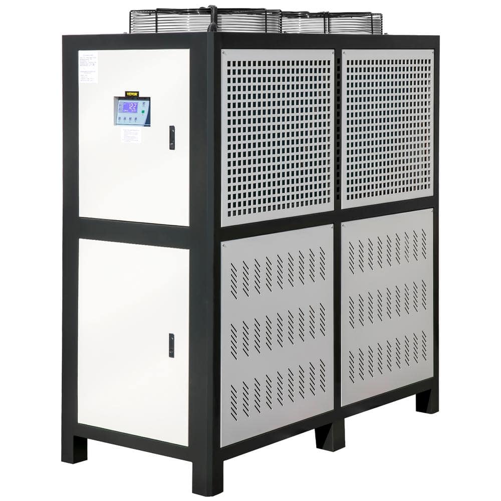 VEVOR 15 Ton Ar-cooled ndustral Water Chller LCD Dsplay 150L Tank