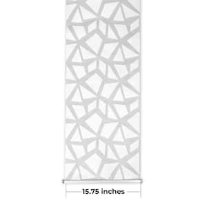 Snowdrops Light Filtering Panel with 23.5 inch Slate, 116 inch Long