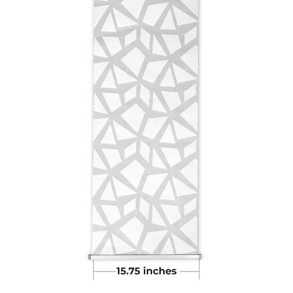 EMOH Snowdrops Light Filtering Panel with 15.75 inch Slate, 68 inch Long
